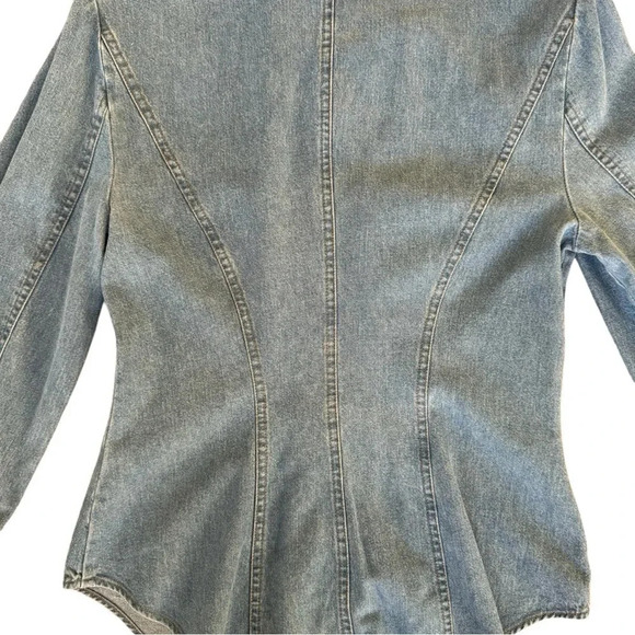 Vintage Hairston Roberson Western Denim Shirt womens size small - Picture 8 of 12